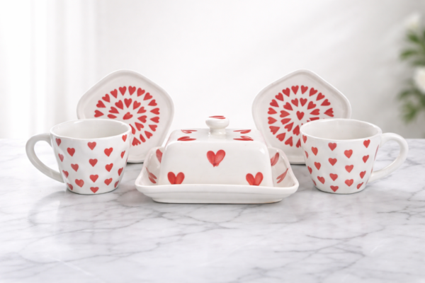 Heart Charm Ceramic Collection